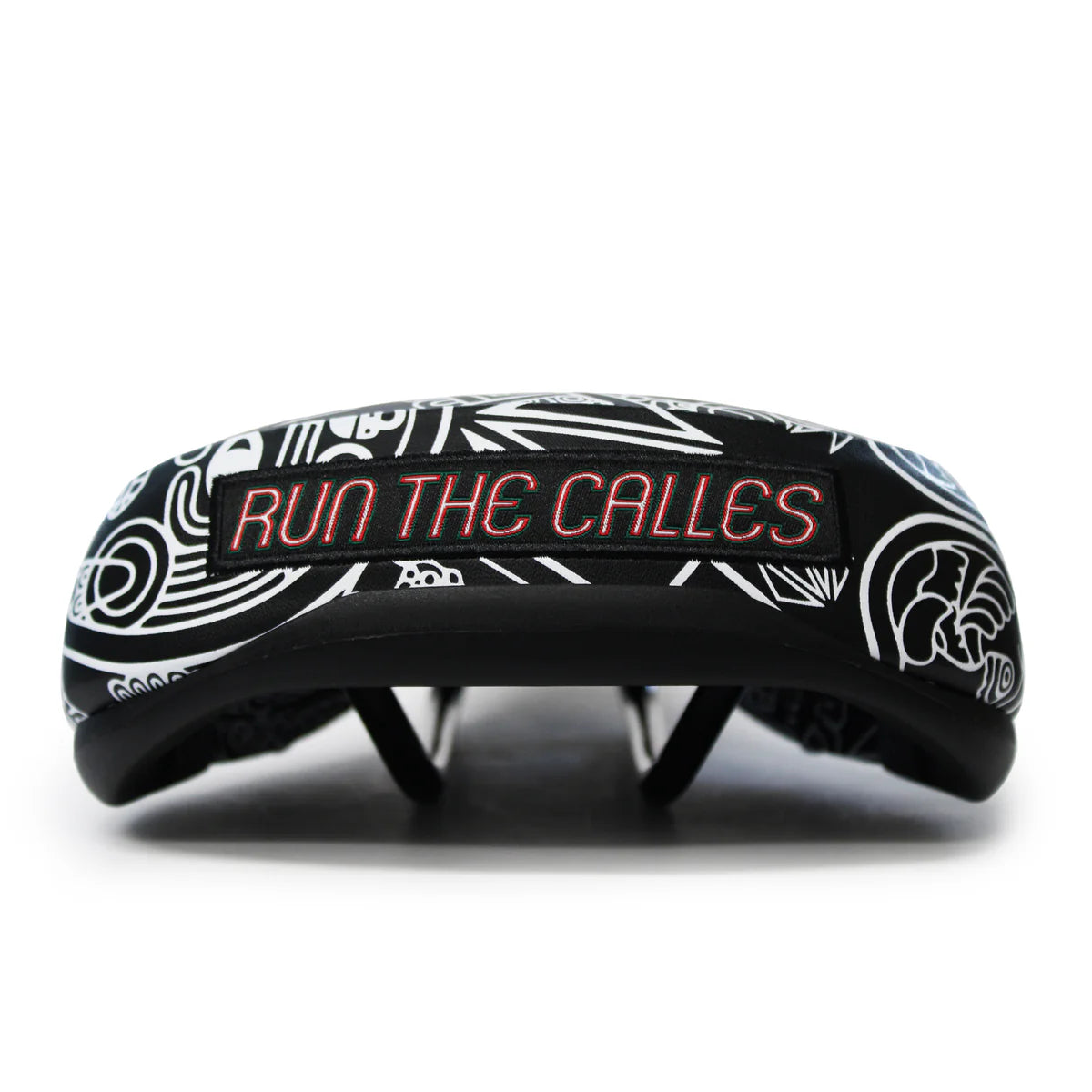 Throne Cycles Aztec White Saddle