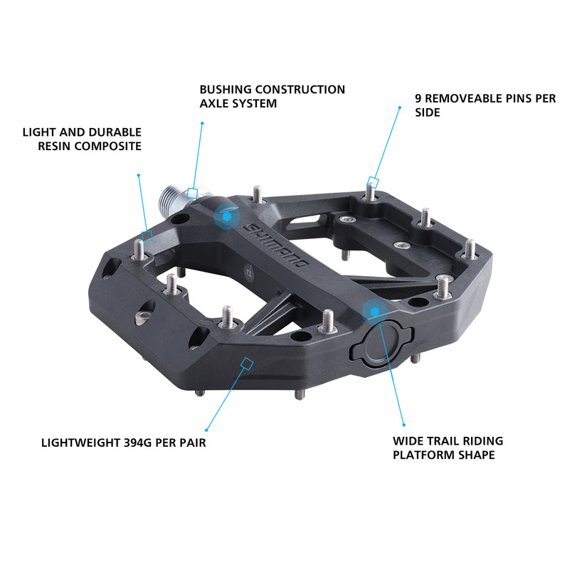 Shimano  PD-GR400 Flat Pedals