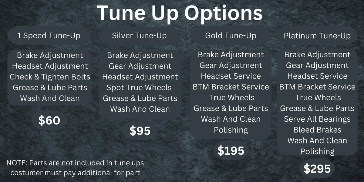 Tuning Menu Tuned-Up Menu – Cycle City Bicycles