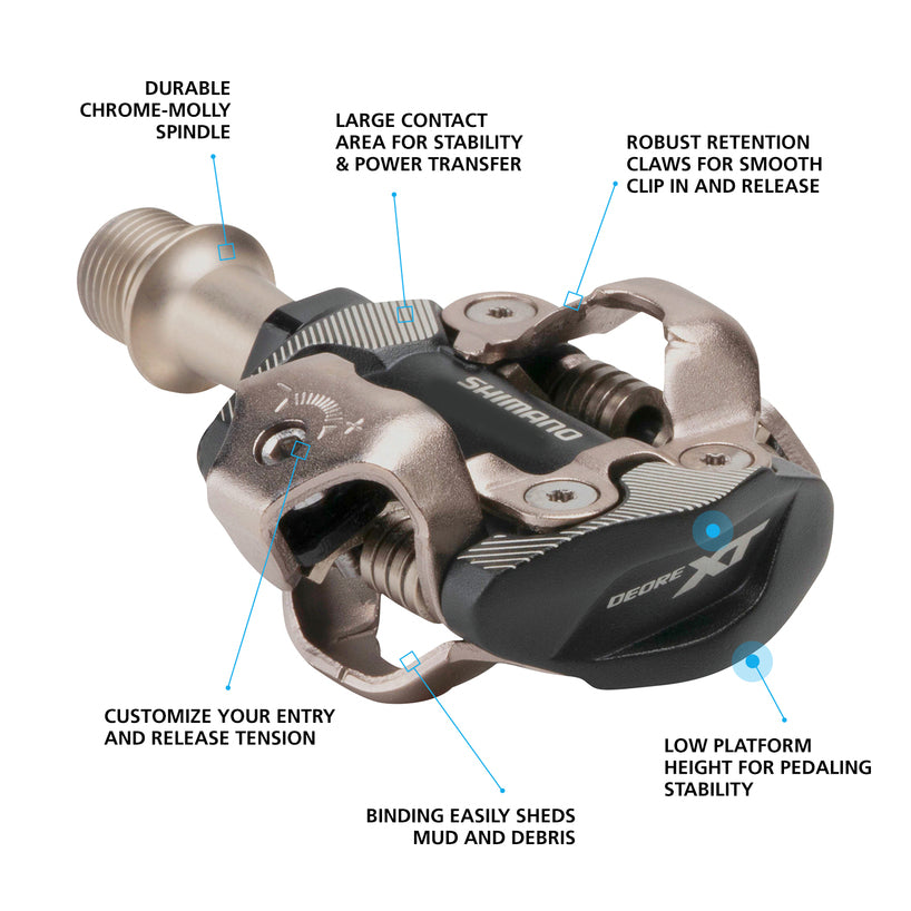 Shimano XT Deore PD-M8100 SPD Pedals